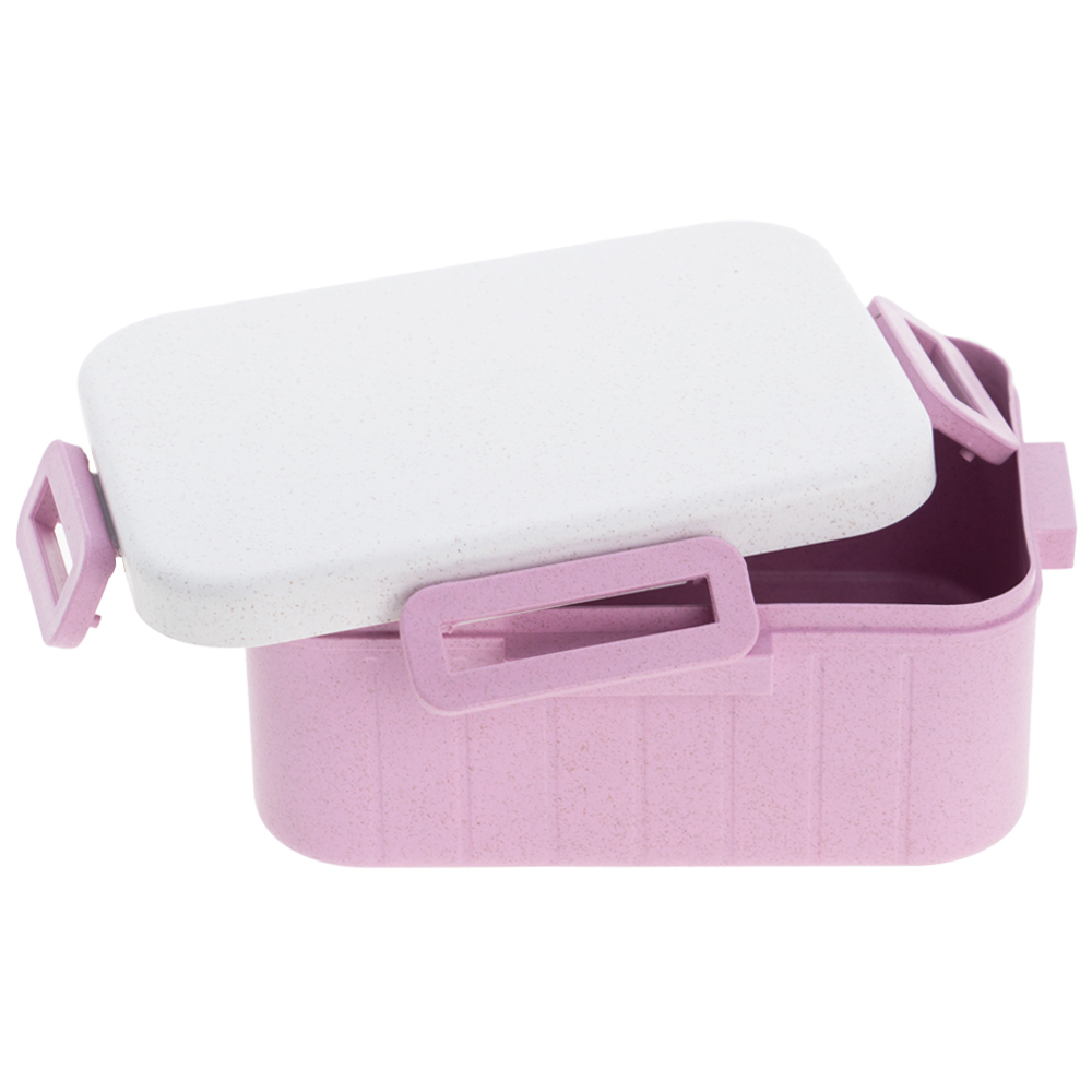 Pink Lunch Box With Fork & Spoon LB311814PK