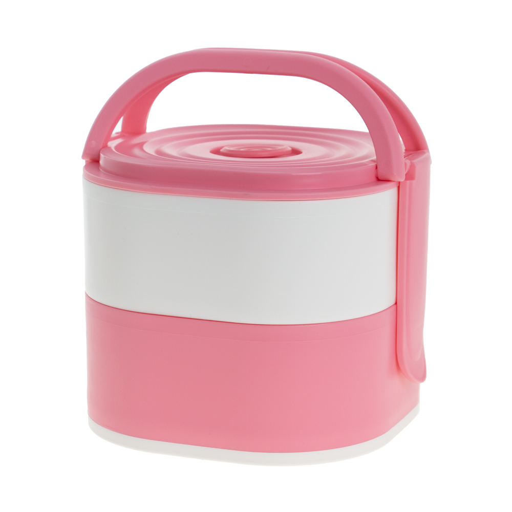 Pink Lunch Box With Handle LB311711PK