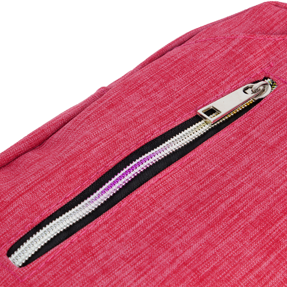 Pink Triangle Knapsack With 2 Storage Compartments & Safety Buckle BB241010PK