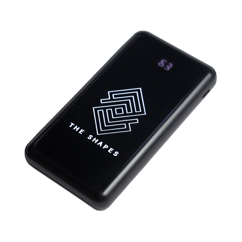 Powerglow 10000mAh Powerbank With Mirror Surface & LED Light Up Logo F81013
