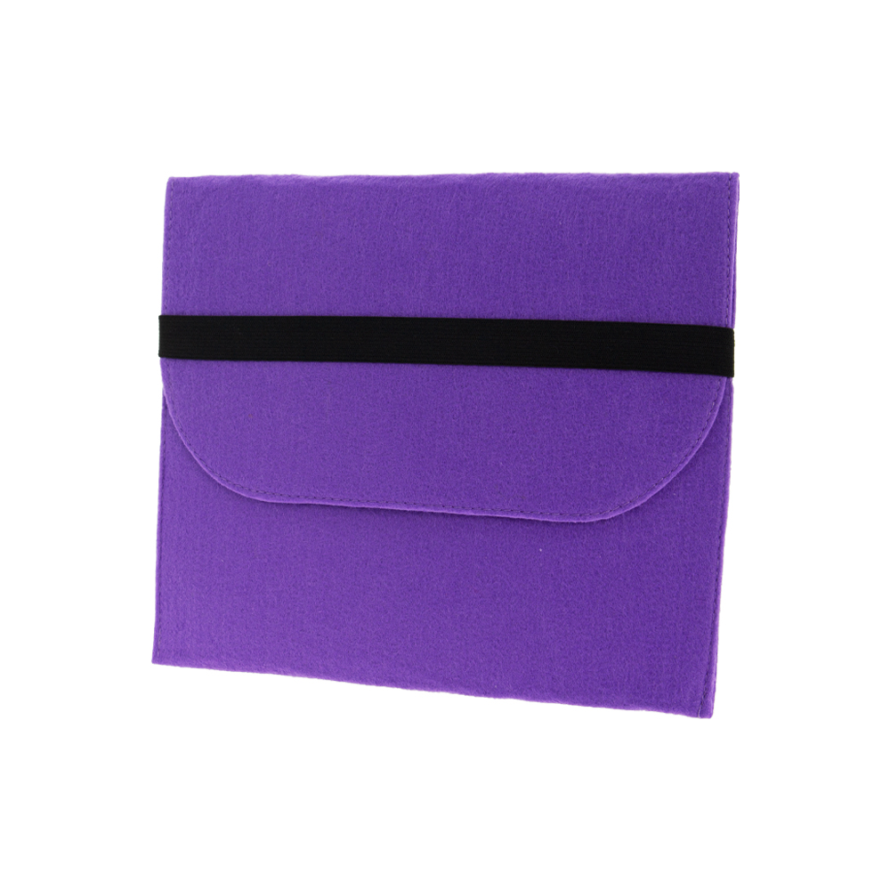 Purple Felt Folder With Elastic Band SF51414PP
