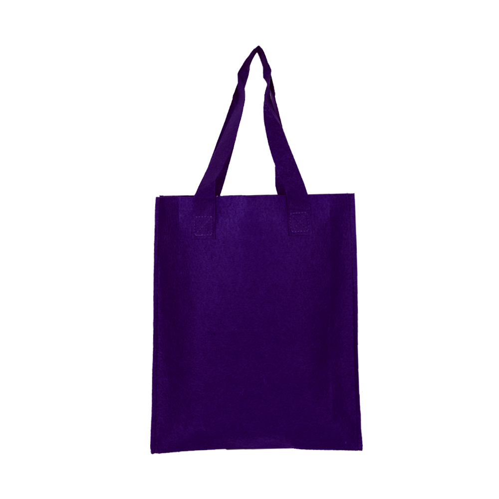 Purple Felt Shopping Bag BS311217PP