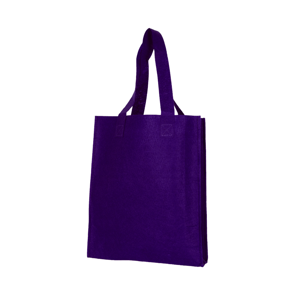 Purple Felt Shopping Bag BS311217PP