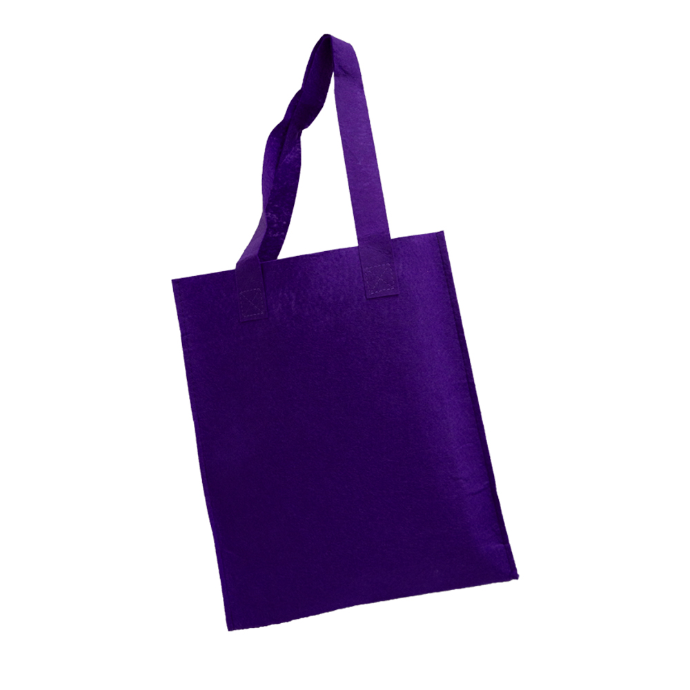 Purple Felt Shopping Bag BS311217PP