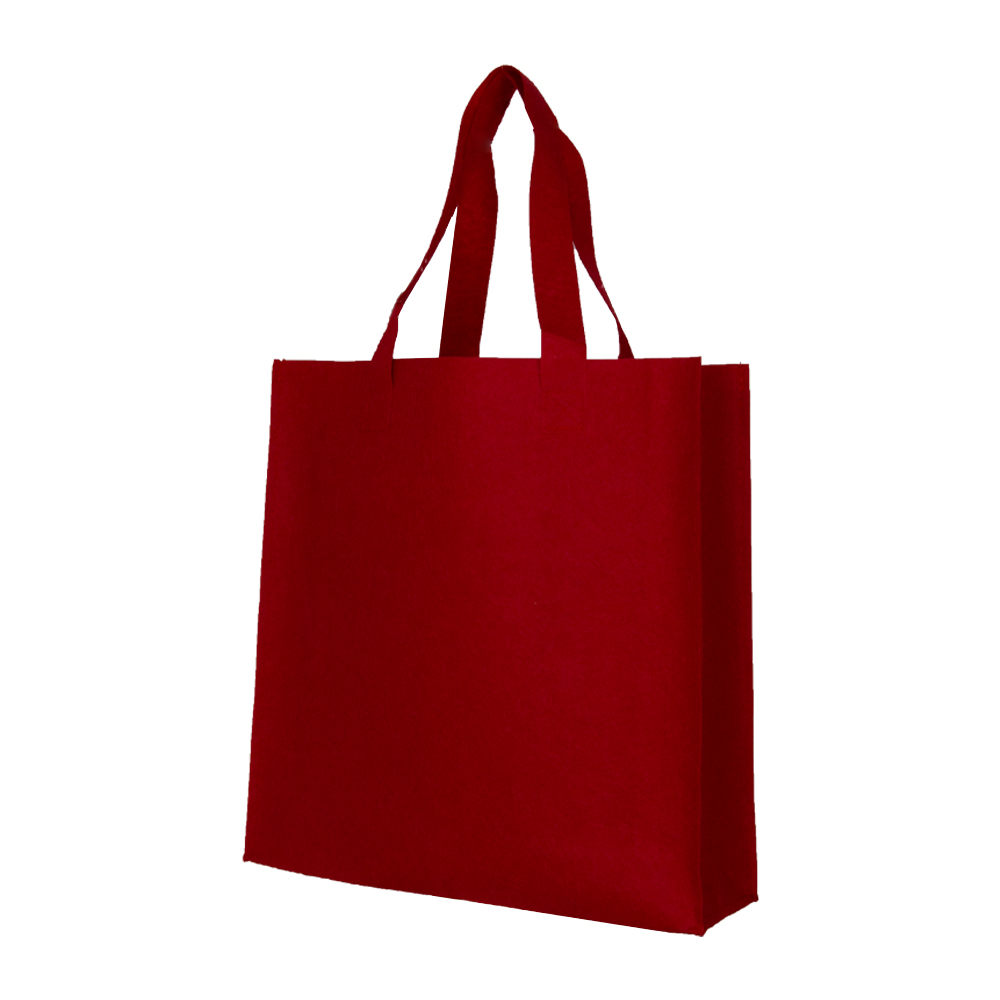 Red Felt Shopping Bag BS311218RD