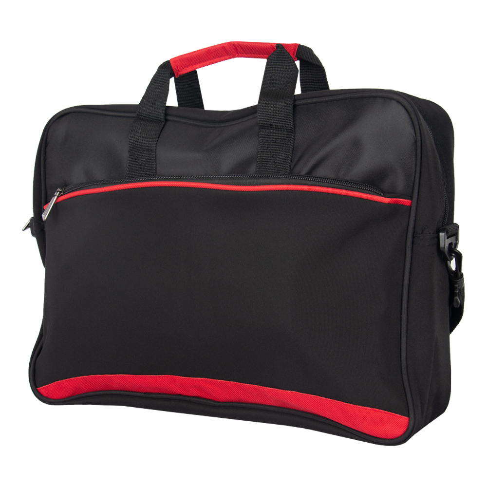 Red Microfiber Document Bag DB71317RD