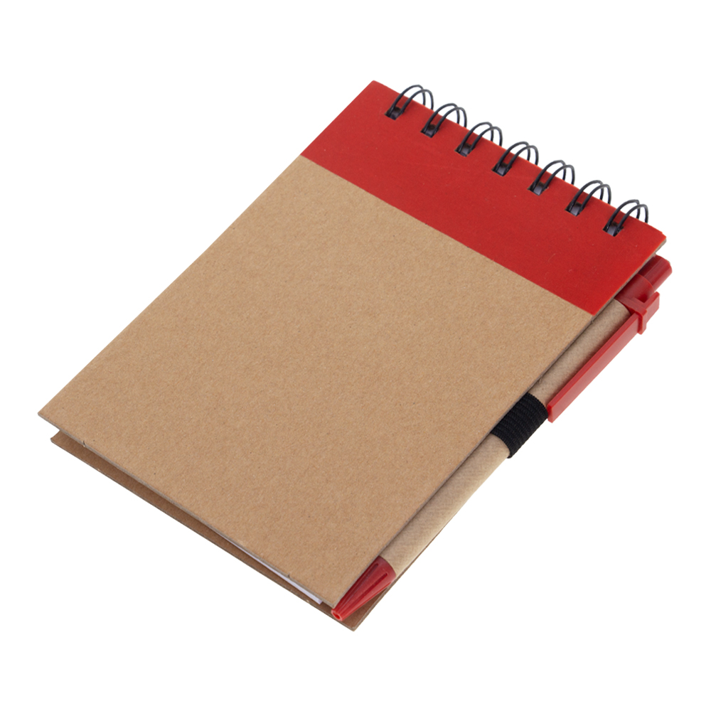 Red Notebook With Pen NB451919RDII