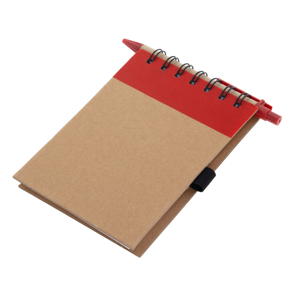 Red Notebook With Pen NB451919RDII