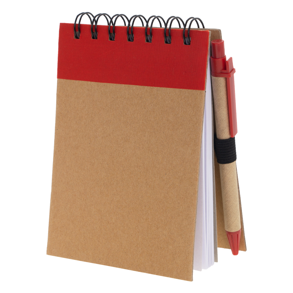 Red Notebook With Pen NB451919RDII