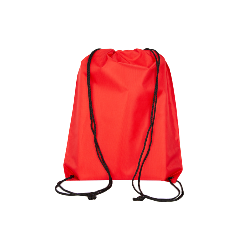 Red Nylon Drawstring Bag BS331617RDII
