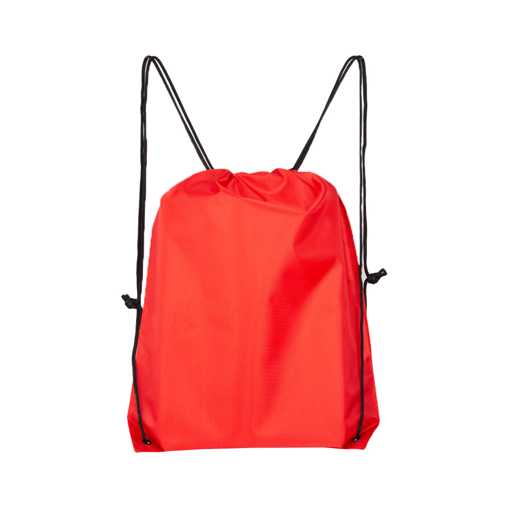 Red Nylon Drawstring Bag BS331617RDII