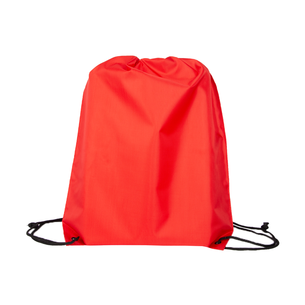 Red Nylon Drawstring Bag BS331617RDII