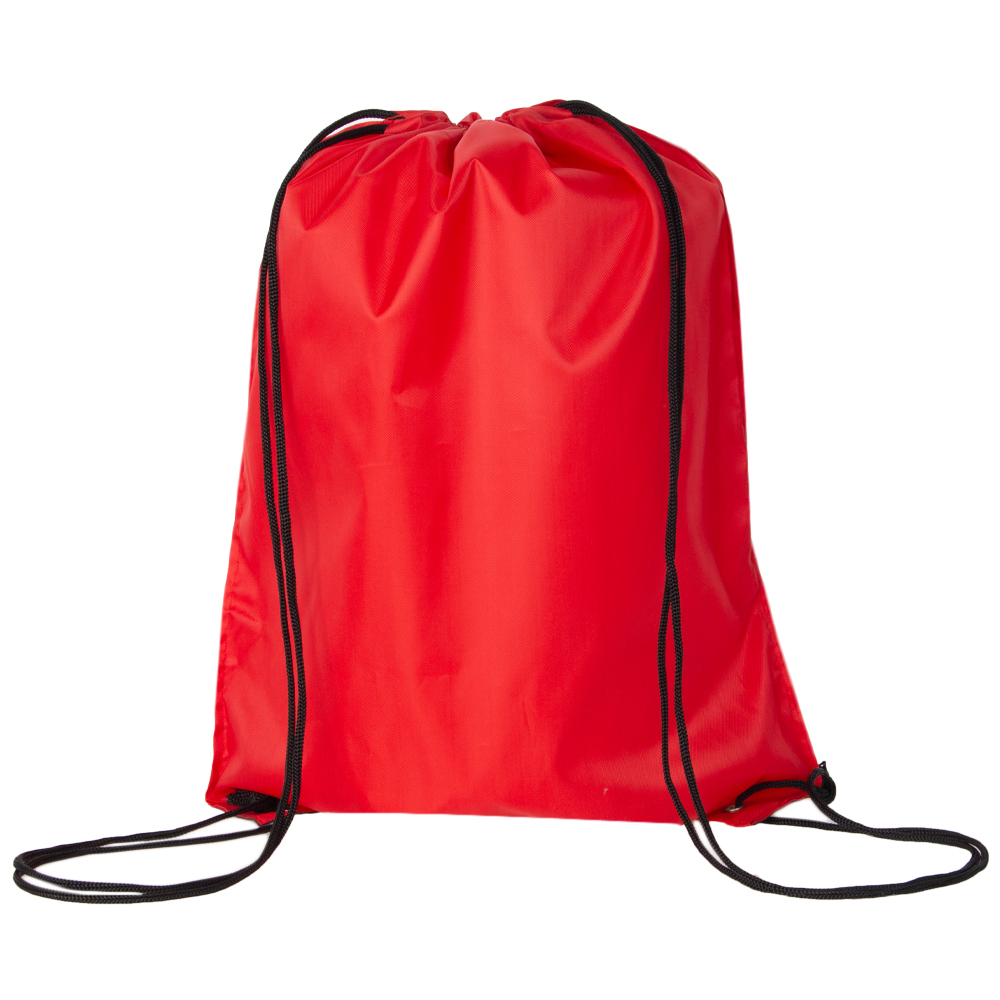 Red Nylon Drawstring Bag MP01111RD