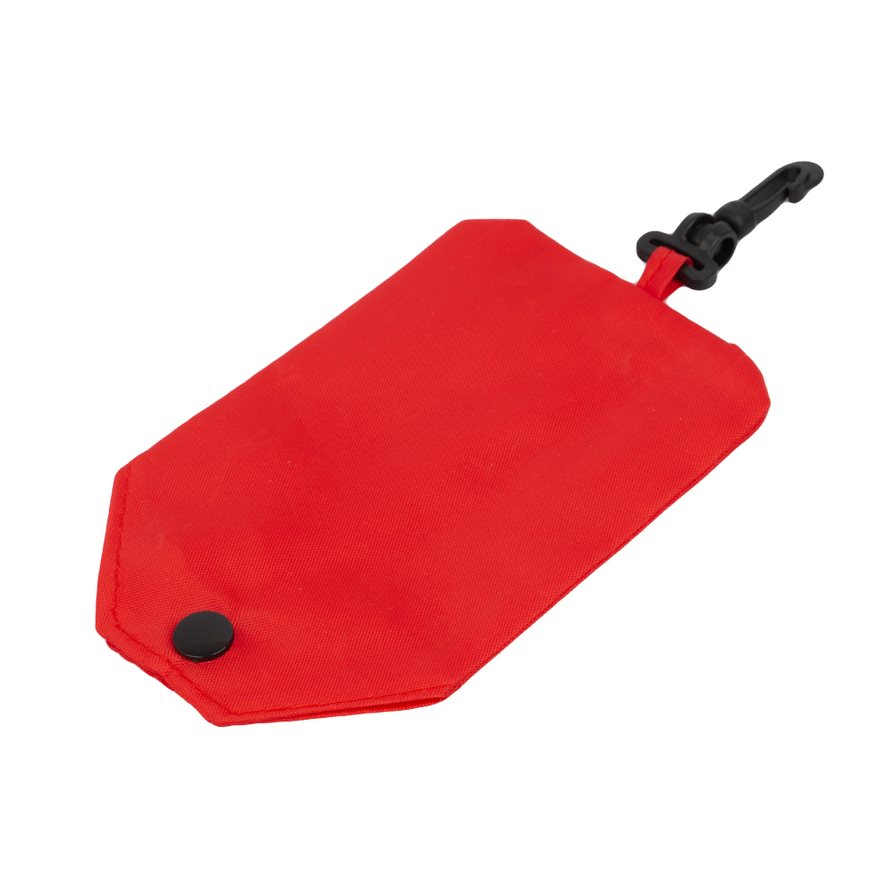 Red Nylon Foldable Bag With Pouch BS281710RD