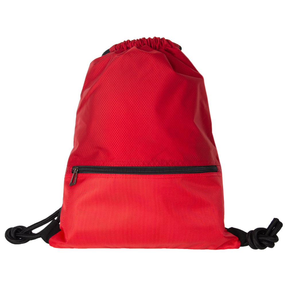 Red Nylon Hexagen Multipurpose Sports Bag With Netting MP01410RD