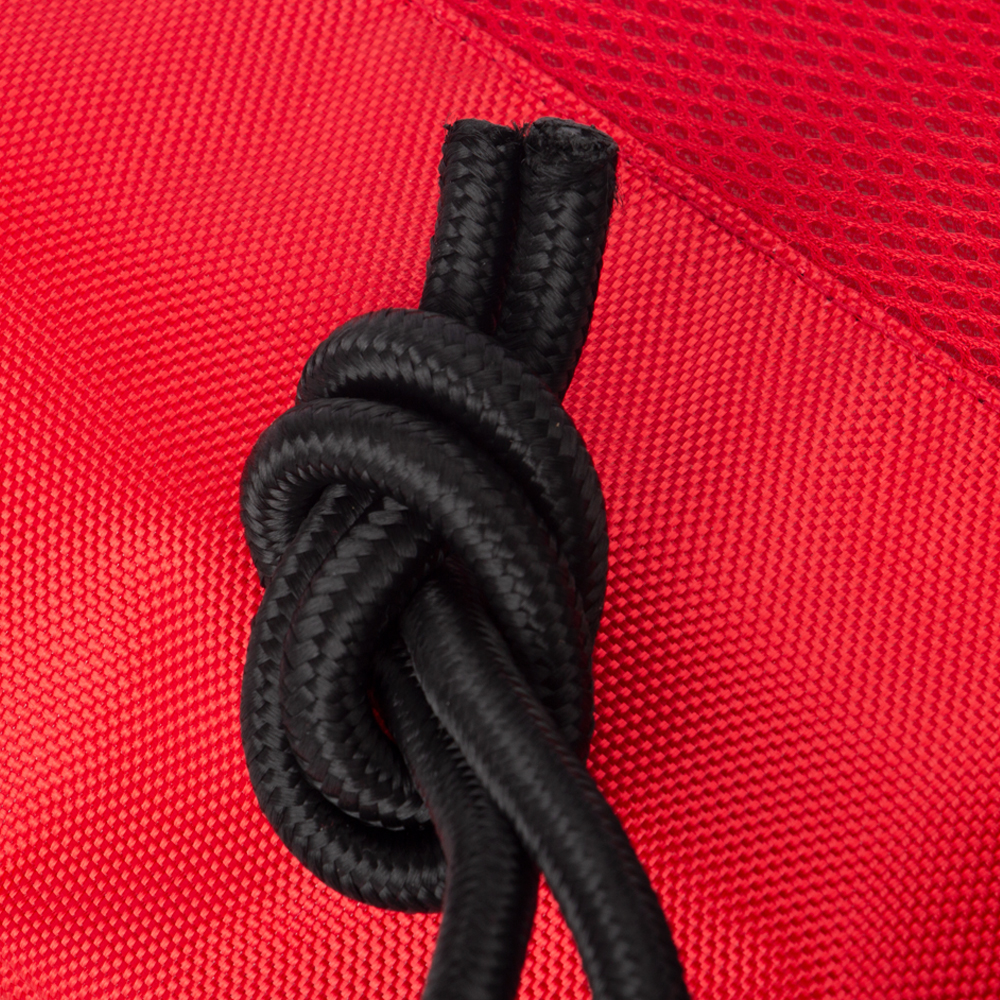 Red Nylon Hexagen Multipurpose Sports Bag With Netting MP01410RD