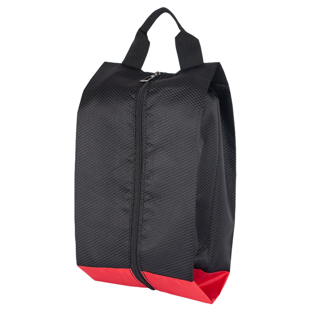 Red Nylon Hexagen Shoes Bag MP01713RD