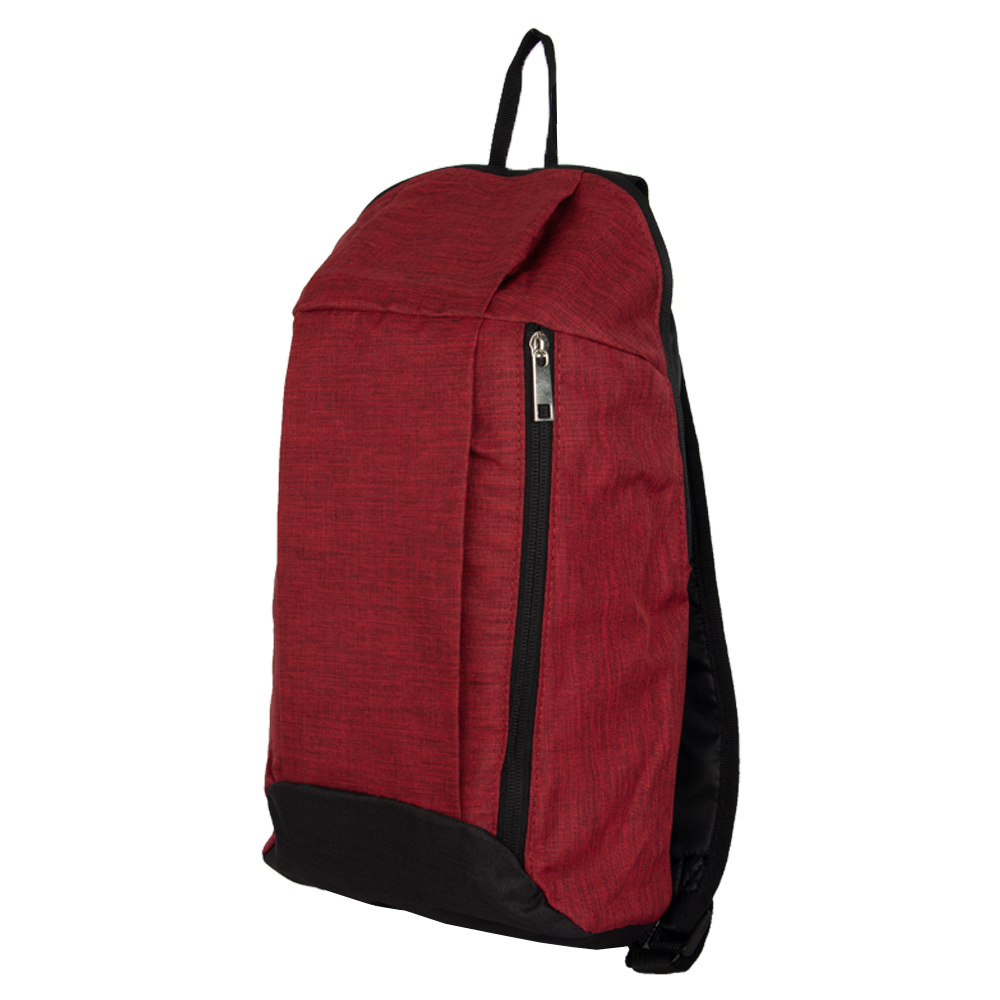 Red Polyester Backpack With 2 Storage Compartments BB01017RDII