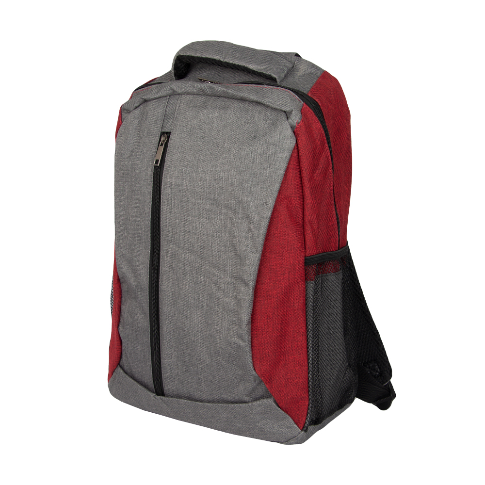 Red Polyester Backpack With 2 Storage Compartments BB361412RDIII
