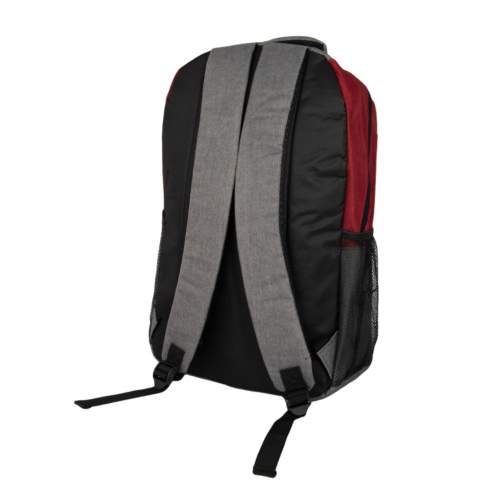 Red Polyester Backpack With 2 Storage Compartments BB361412RDIII