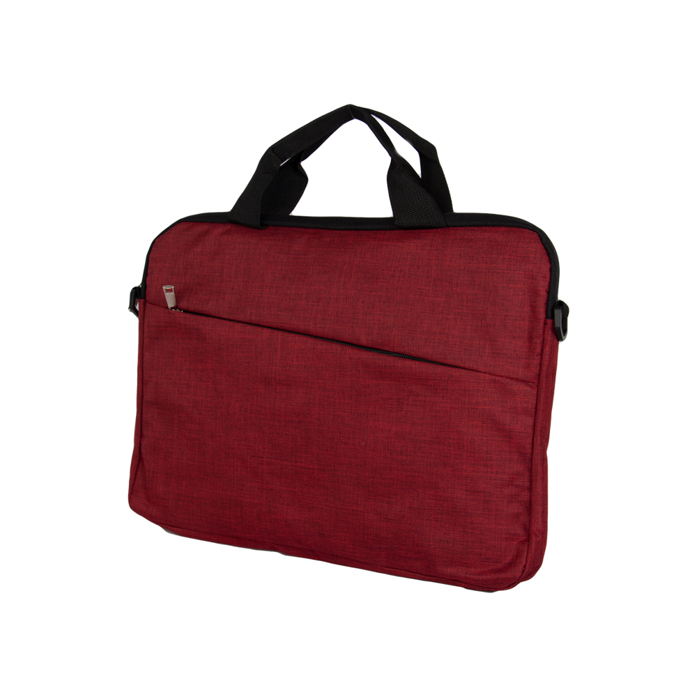 Red Polyester Laptop / Document Bag With 2 Storage Compartments BD161116RDII