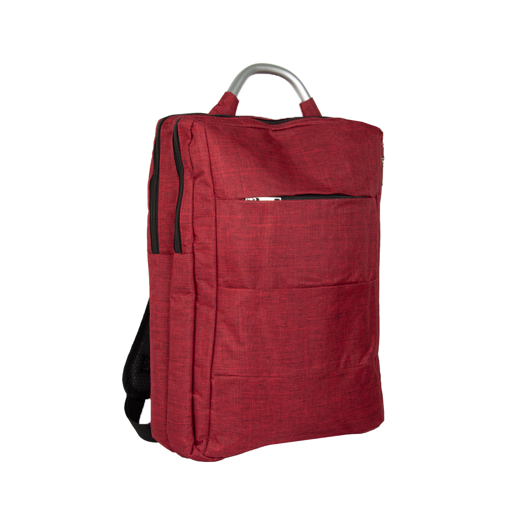 Red Polyester Laptop Backpack With 3 Compartments BL431417RD