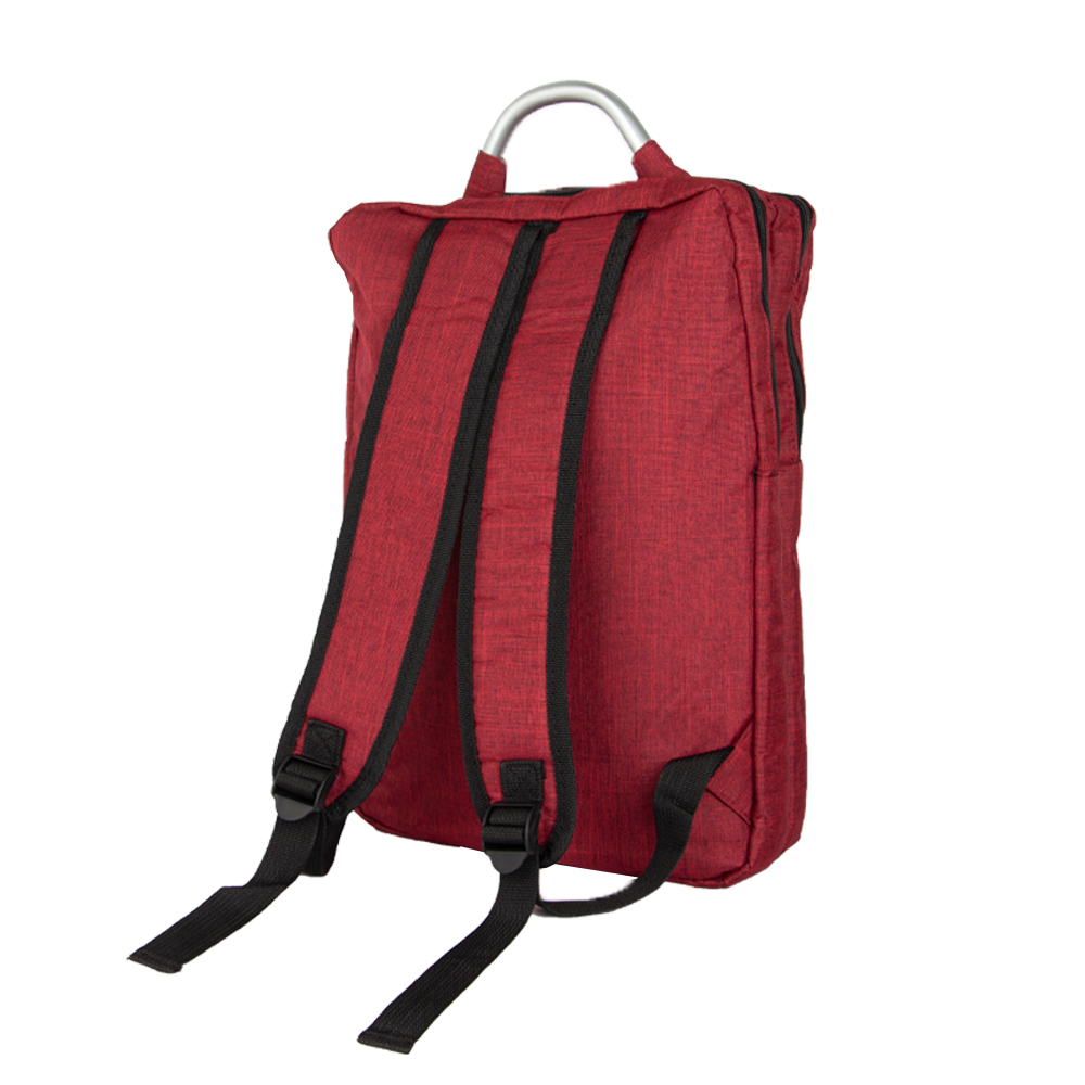 Red Polyester Laptop Backpack With 3 Compartments BL431417RD
