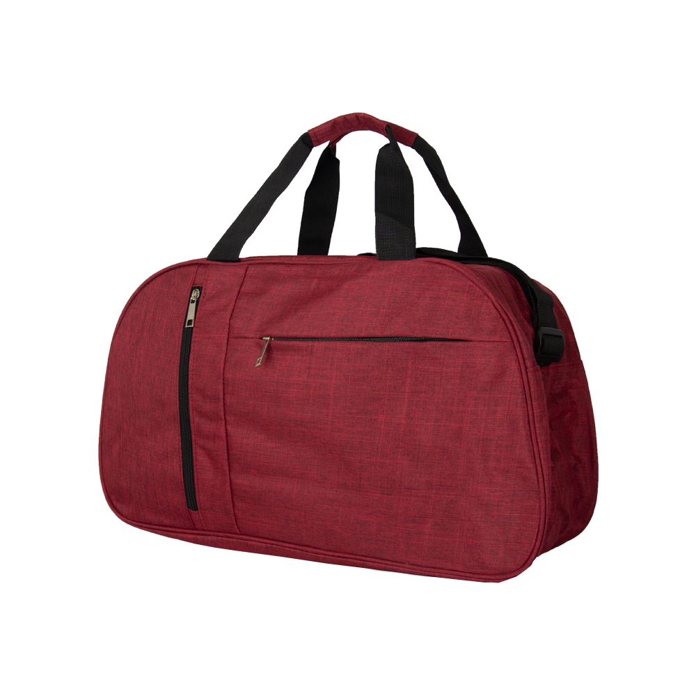 Red Polyester Sporty Travelling Bag With 3 Storage Compartments BT31217RDIII