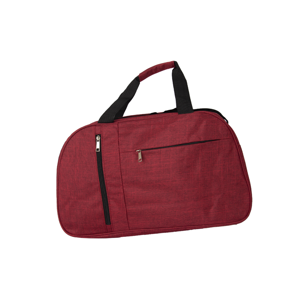 Red Polyester Sporty Travelling Bag With 3 Storage Compartments BT31217RDIII