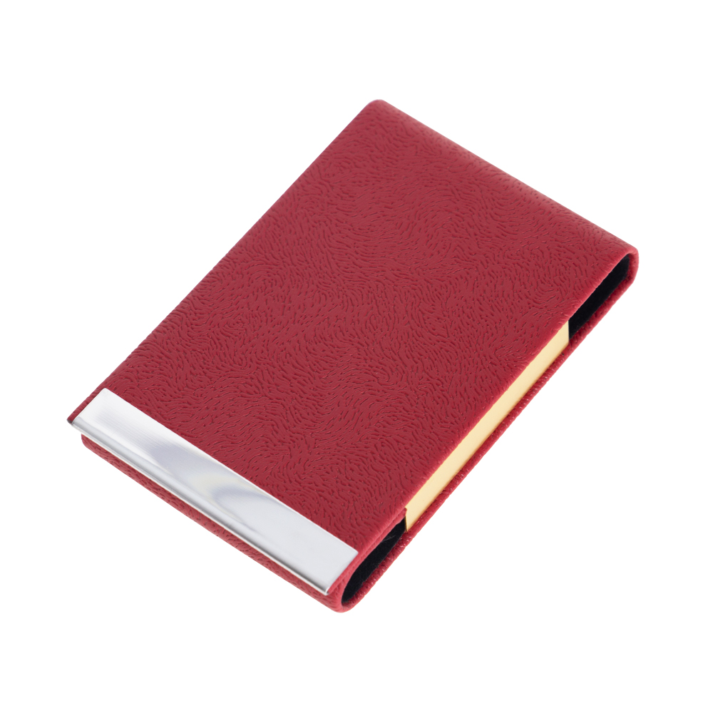 Red PU Name Card Holder NCH01518BLIII