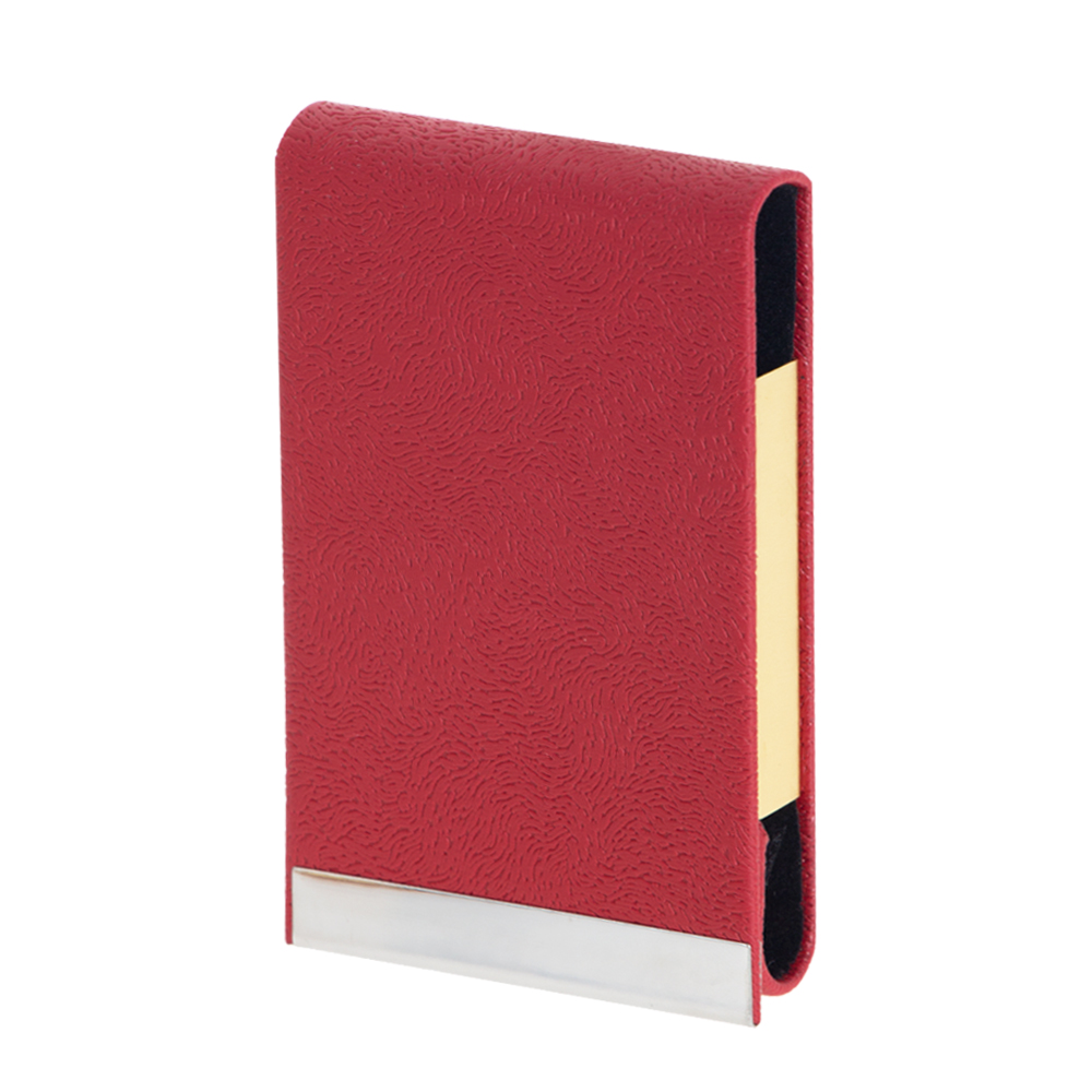 Red PU Name Card Holder NCH01518BLIII