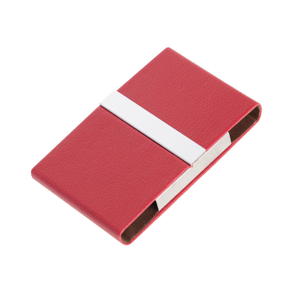Red PU Name Card Holder NCH01518RDII