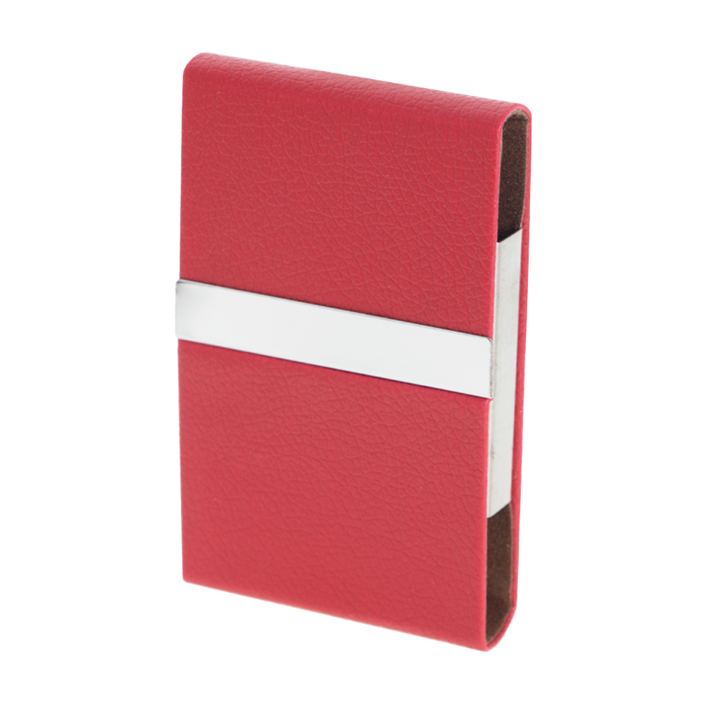 Red PU Name Card Holder NCH01518RDII