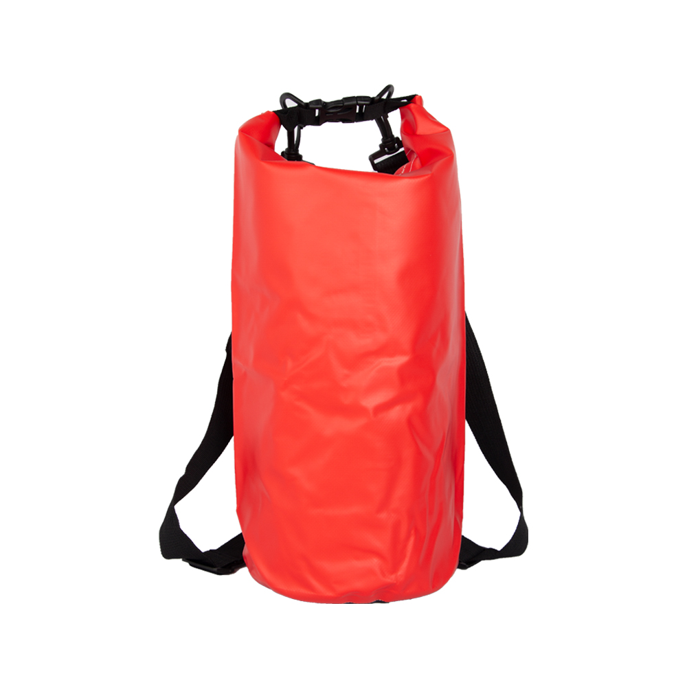 Red PVC Waterproof Backpack With 10L Capacity BB71219RD