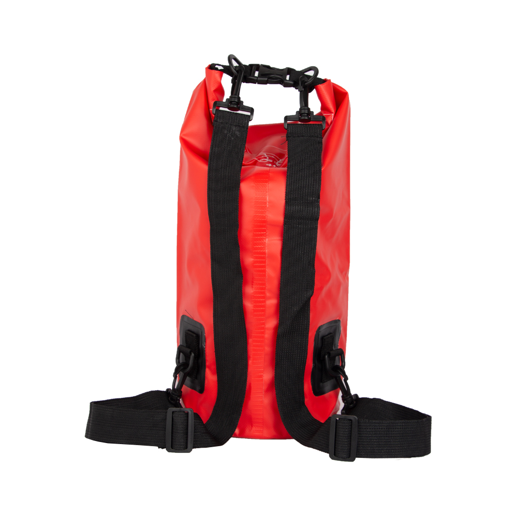 Red PVC Waterproof Backpack With 10L Capacity BB71219RD