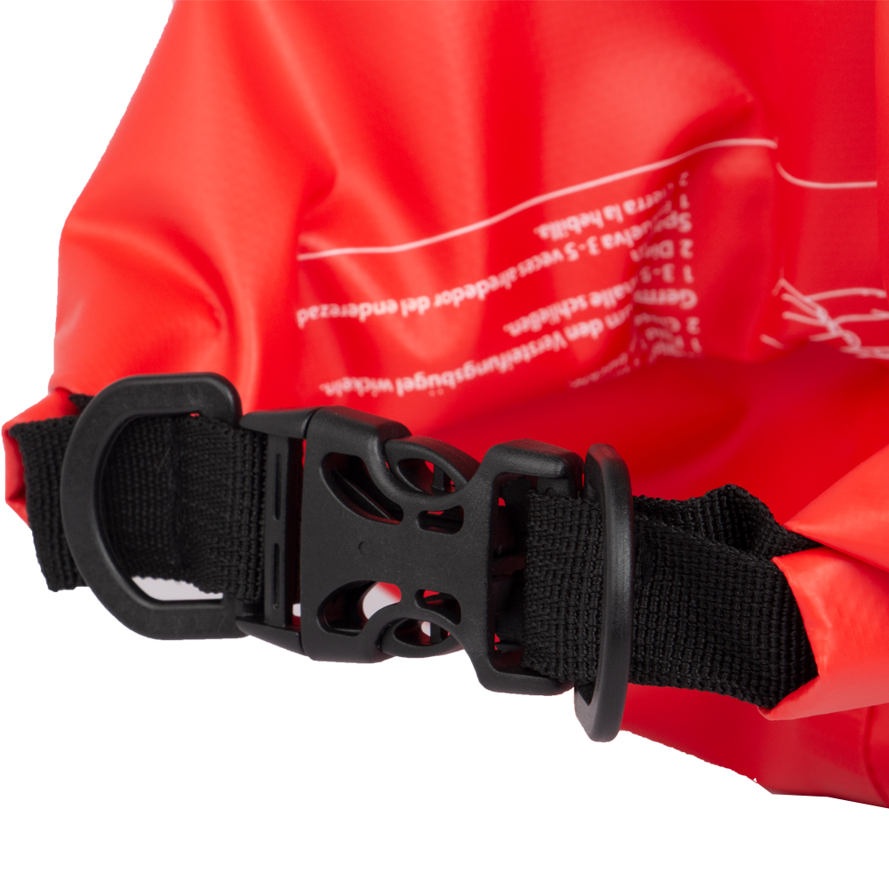 Red PVC Waterproof Backpack With 10L Capacity BB71219RD