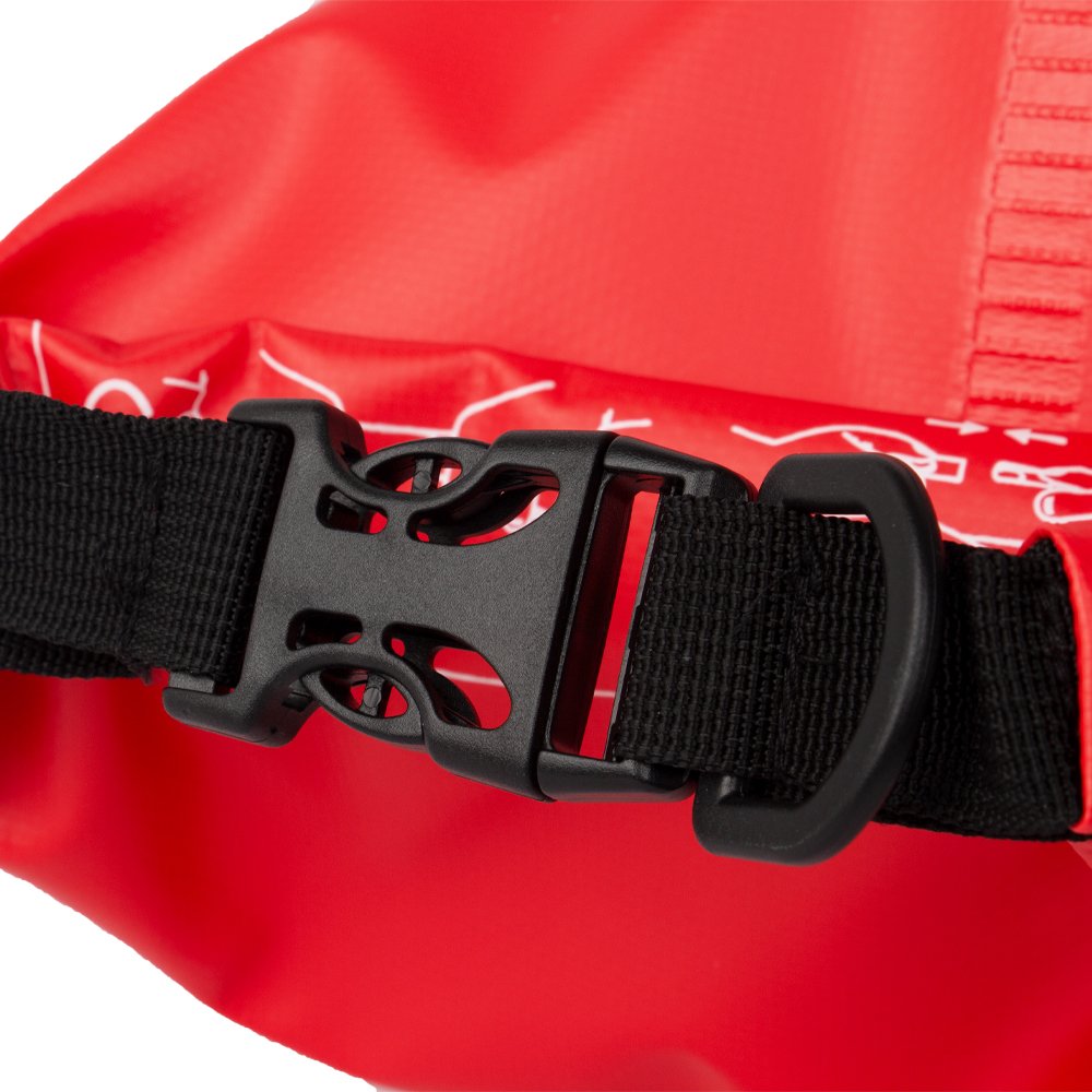 Red PVC Waterproof Backpack With 5L Capacity BB71317RD