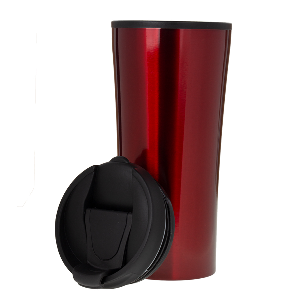 Red Stainless Steel Mug With Plastic Inner M131615RD