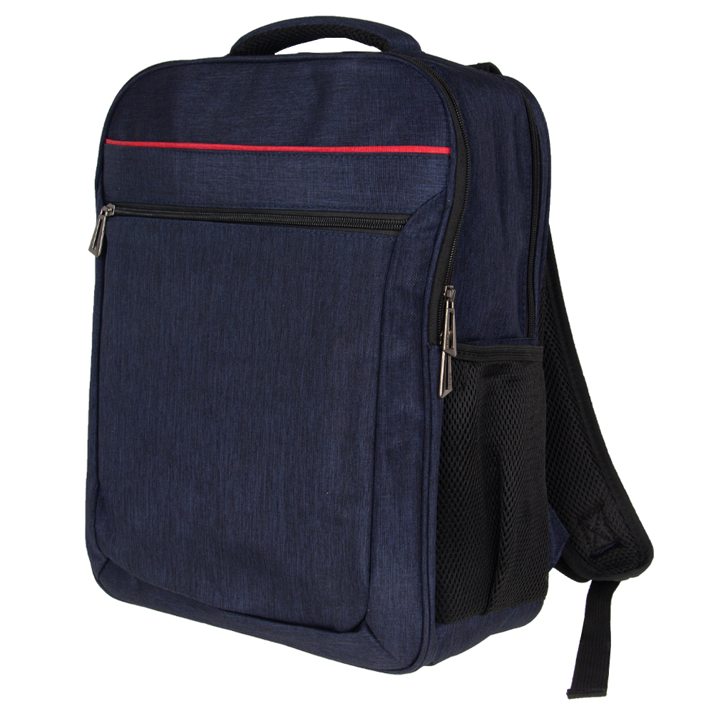SAPPHIRE MATALLIC Blue Polyfiber Laptop Back Pack BP11711BL
