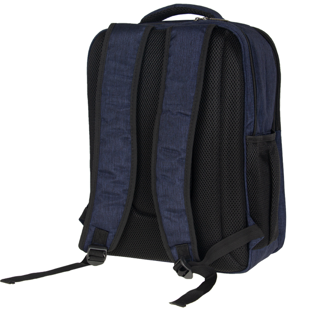 SAPPHIRE MATALLIC Blue Polyfiber Laptop Back Pack BP11711BL