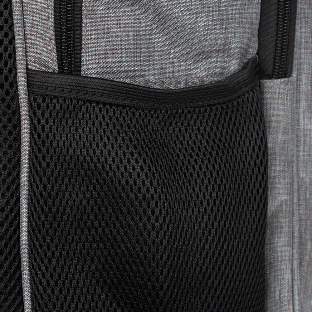 SAPPHIRE MATALLIC Grey Polyfiber Laptop Back Pack BP11711GRY
