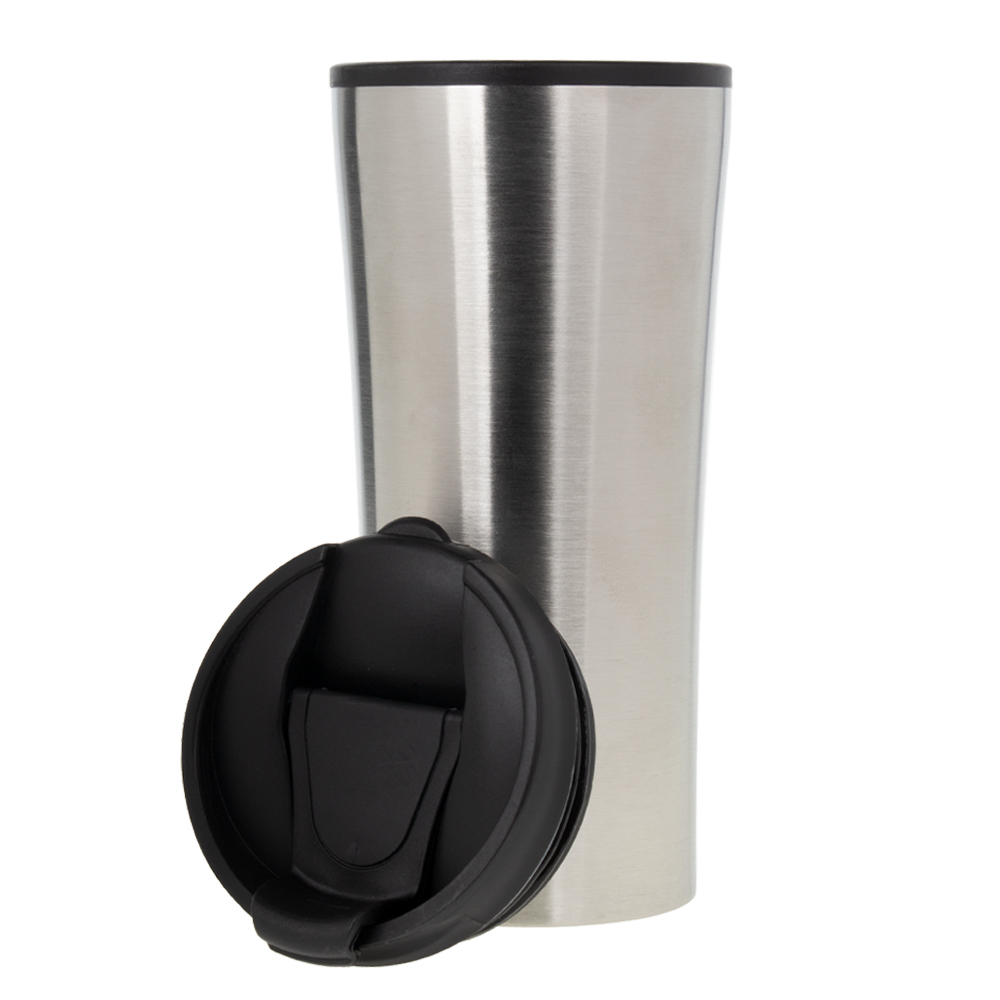 Silver Stainless Steel Mug With Plastic Inner M131615SV