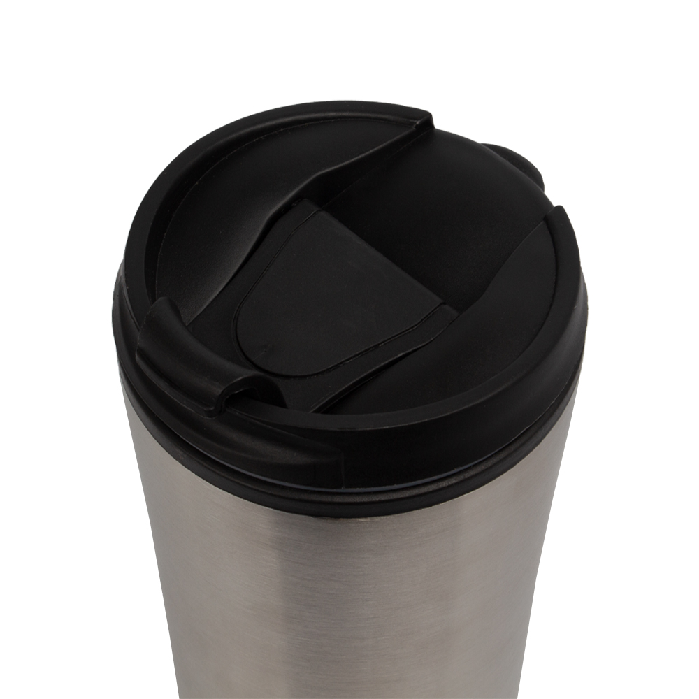 Silver Stainless Steel Mug With Plastic Inner M131615SV