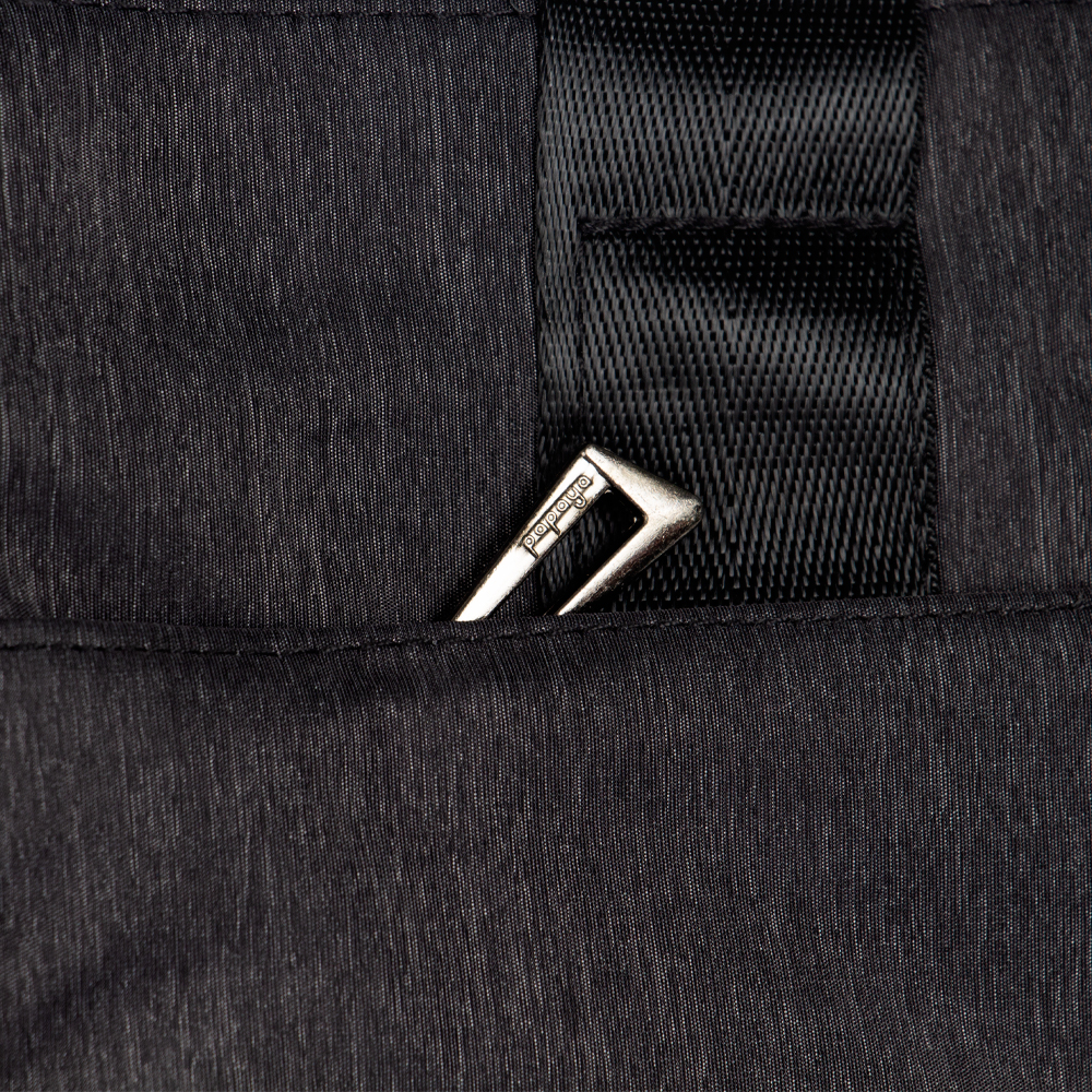 SuBe Black Polyfiber Document Bag DB71517BK