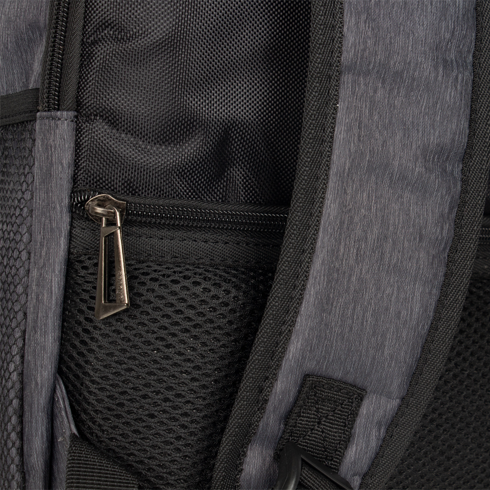SuBe Black Polyfiber Laptop Back Pack BP11214BK