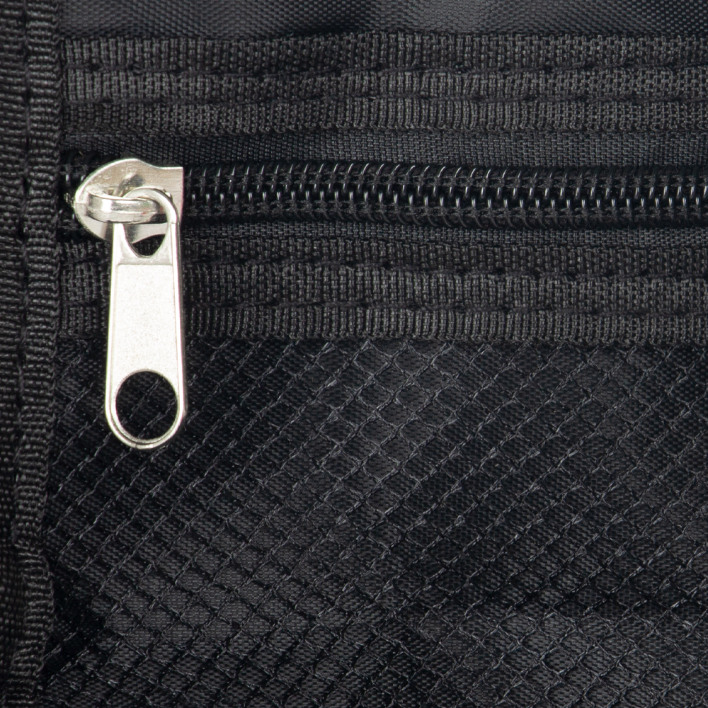 SuBe Black Polyfiber Toiletry Bag MP01413BK
