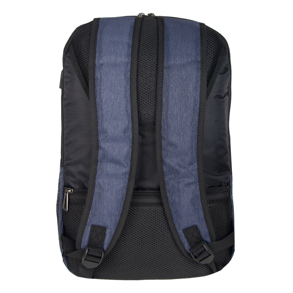 SuBe Blue Polyfiber Laptop Backpack BP11214BL