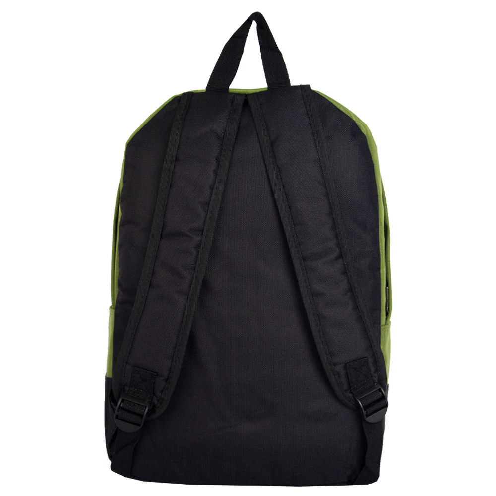 SuBe Green Polyfiber Back Pack BP81117GRN