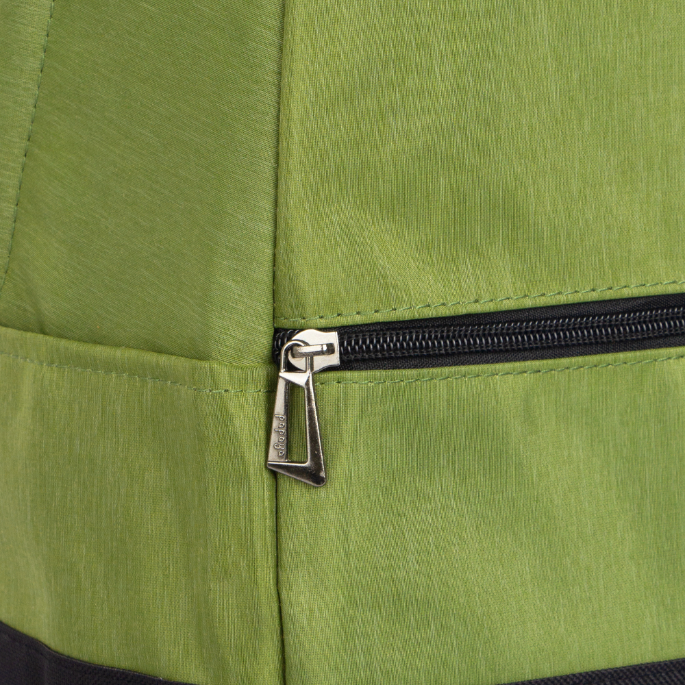 SuBe Green Polyfiber Back Pack BP81117GRN