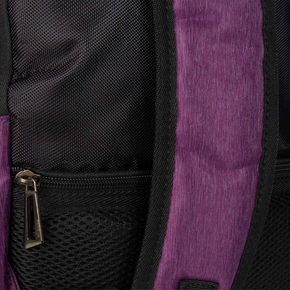 SuBE Purple Polyfiber Laptop BackPack BP11214PP